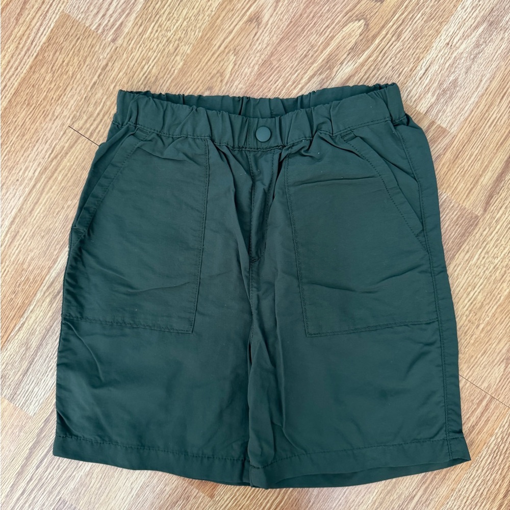 Uniqlo Olive Green Elastic Waist Shorts